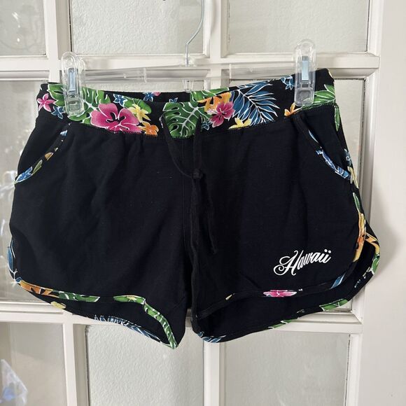 Cotton Hawaii Shorts Island Design Collection Women's Large Sleepwear Running - Picture 1 of 10